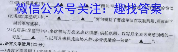 安徽省2025届七年级第七次阶段性测试(R-PGZX G AH)语文