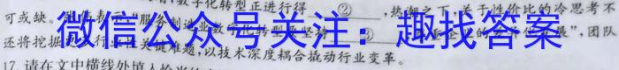 安徽省2025届七年级第七次阶段性测试(R-PGZX G AH)语文