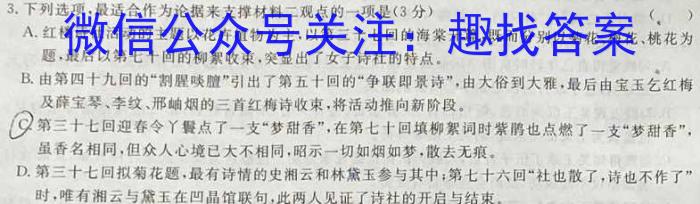 衡水金卷2023届高三5月份大联考(老高考)语文