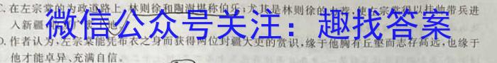 江淮名卷·2023年安徽中考模拟信息卷(六)语文