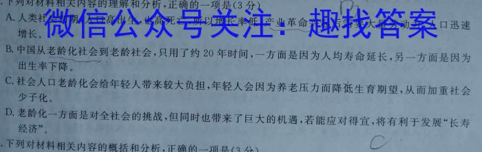 圆创联盟 湖北省2023届高三高考模拟测试(二)语文