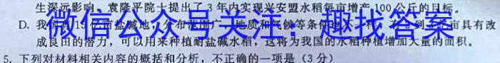 [合肥二模]合肥市2023年高三第二次教学质量检测语文
