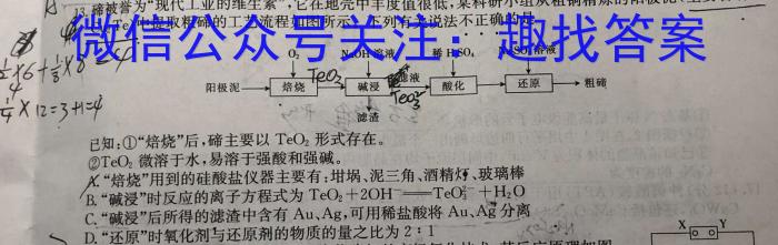 山西省吕梁市2022-2023学年度第二学期期中学情调研（A）化学