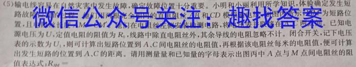 2023年陕西大联考高三年级5月联考（⇧）.物理