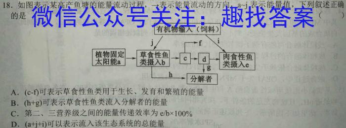 一步之遥 2023年河北省初中毕业生升学文化课考试模拟考试(五)生物