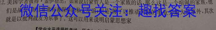 京师测评协作校2023年高三质量联合检测新高考Ⅰ卷历史