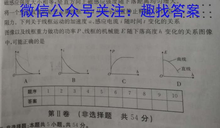 陕西省2023年初中学业水平考试模拟试题（二）.物理