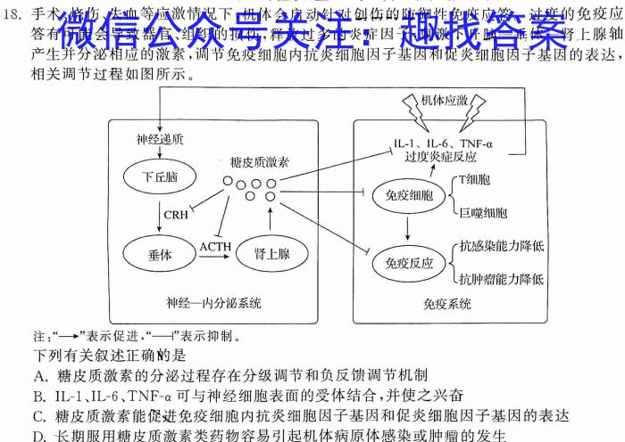 2023届衡水金卷先享题压轴卷答案 新教材二生物