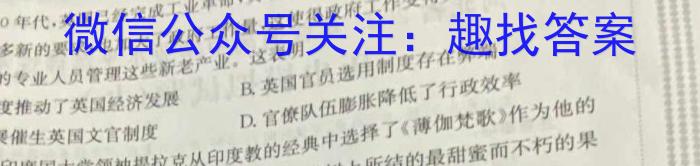 2023届全国普通高等学校招生统一考试(新高考)JY高三终极一考卷(二)历史