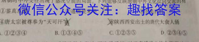 2023年安徽省初中毕业学业考试模拟仿真试卷（六）历史