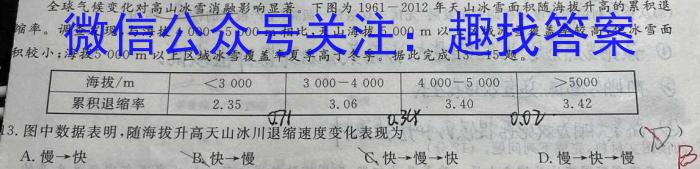 2023年山西省初中学业水平测试联考试卷（一）政治1