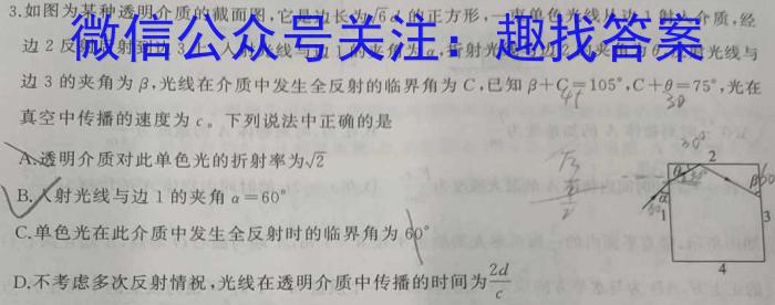2023年河北大联考高二年级下学期期中考试（204B·HEB）q物理