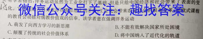 2025届湖南大联考高一年级4月联考（005A·HUN）历史