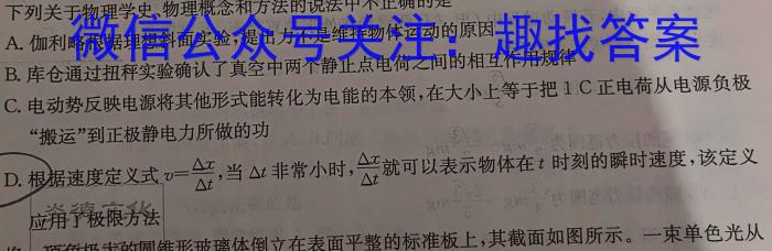 国考1号17·第17套·高中2023届高考适应性考试.物理