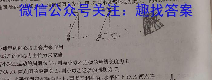 怀化市中小学课程改革教育质量监测试卷 2023年上期高三二模仿真考试.物理