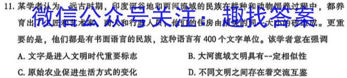 江淮教育联盟2023年春季九年级第二次联考政治s