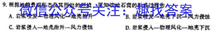 2023考前信息卷·第七辑 重点中学、教育强区 考前猜题信息卷(二)q地理