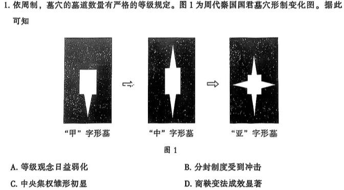 2022学年第二学期高一年级浙江七彩阳光联盟期中联考历史
