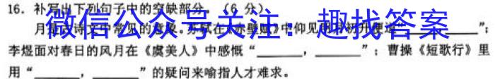 ［山西思而行］2023年省际名校联考三（押题卷）语文