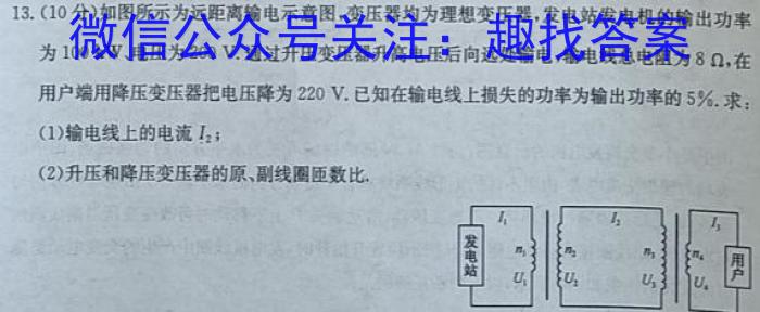 佩佩教育·2023年普通高校统一招生考试 湖南四大名校名师团队猜题卷物理`