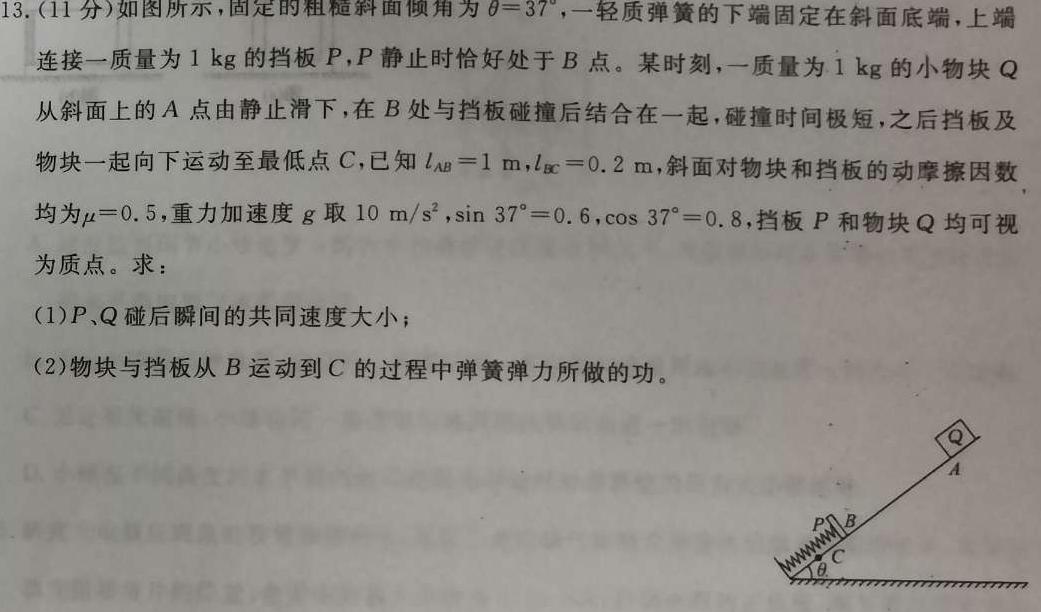江西省南丰县2023年九年级下学期期中检测-物理