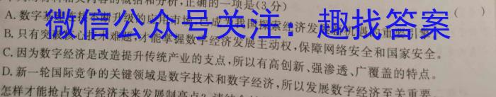 2022-2023学年湛江市区域高一联考(23-501A)语文