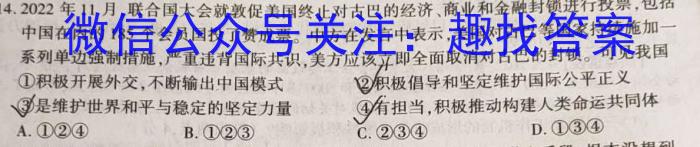 2025届河北大联考高一年级4月联考（005A·HEB）地理.