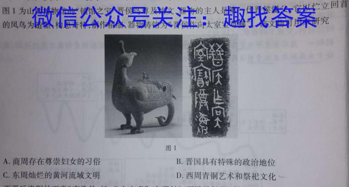 学海园大联考 2023届高三信息卷(二)2历史