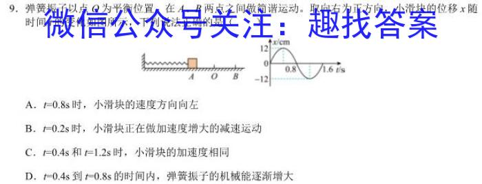 江西省吉安市十校联盟2022-2023学年九年级第二学期期中联考l物理