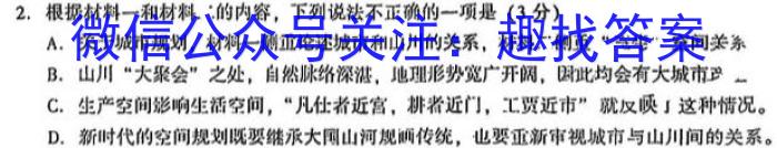 江淮名卷·2023年省城名校中考调研（四）语文