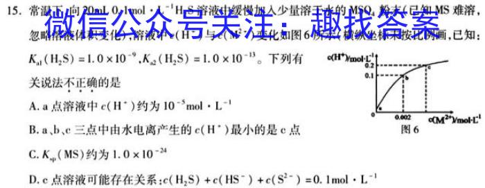 ［长春四模］长春市2023届高三质量监测（四）化学