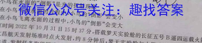 2023届北京专家信息卷 押题卷(一)物理`