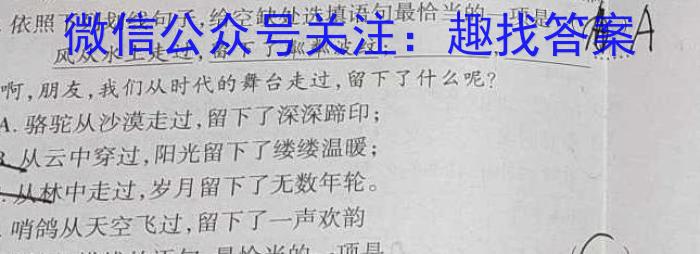 天一大联考海口市2023届高三学生学科能力诊断语文