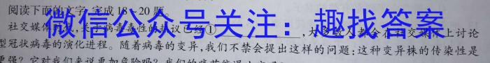 安徽省2022-2023学年度八年级下学期阶段评估（二）【7LR-AH】语文