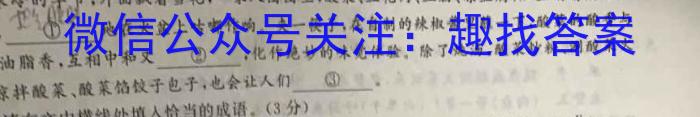 阳泉市2023年中考考前教学质量监测试题（5月）语文