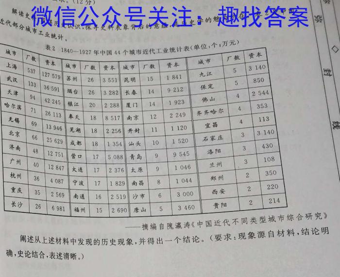 一步之遥 2023年河北省初中毕业生升学文化课考试模拟考试(八)历史