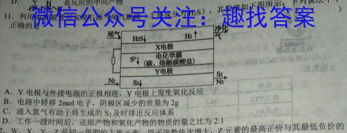 成都石室中学2022-2023学年度下期高2023届三诊模拟考试化学