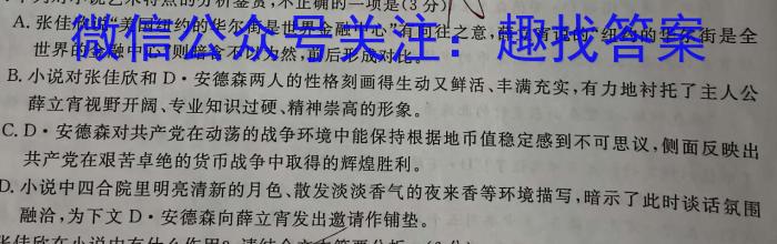 河南省新乡市2022～2023学年高一期中（下）测试(23-391A)语文