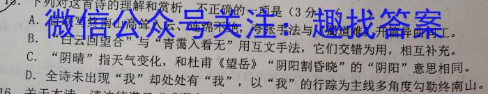 222-2023山西省九年级中考百校联盟考二2(23-CZ130c)语文