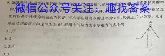 学林教育 2023年陕西省初中学业水平考试·冲刺压轴模拟卷(一)1物理.