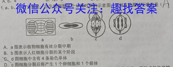 陕西省2023年八年级期中教学质量检测（23-CZ162b）生物