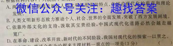 九师联盟 2024-2023学年高三5月高考仿真模拟(X/L)语文