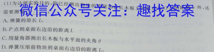 2023年普通高等学校招生统一考试 S3·临门押题卷(一)物理`