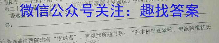 2023衡水金卷先享题压轴卷答案 新高考B一语文