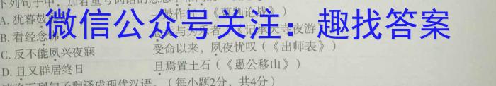 天一大联考2022-2023学年海南省高考全真模拟卷(八)语文