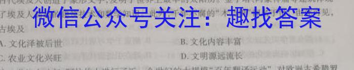 2023届衡中同卷押题卷 辽宁专版(一)二三历史试卷