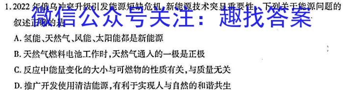 甘肃省武威市2023年高三年级5月联考化学