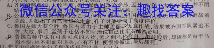 ［益卷］2023年陕西省初中学业水平考试冲刺卷（D版）语文