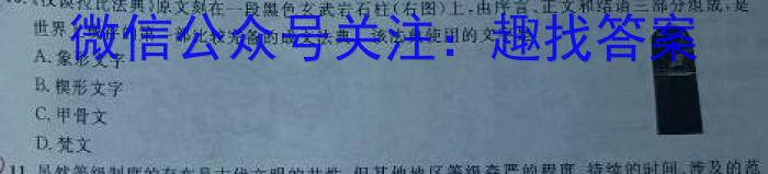 2025届湖南大联考高一年级4月联考（005A·HUN）历史