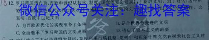 木牍&老庄大联考2023年4月安徽中考名校信息联考卷历史试卷